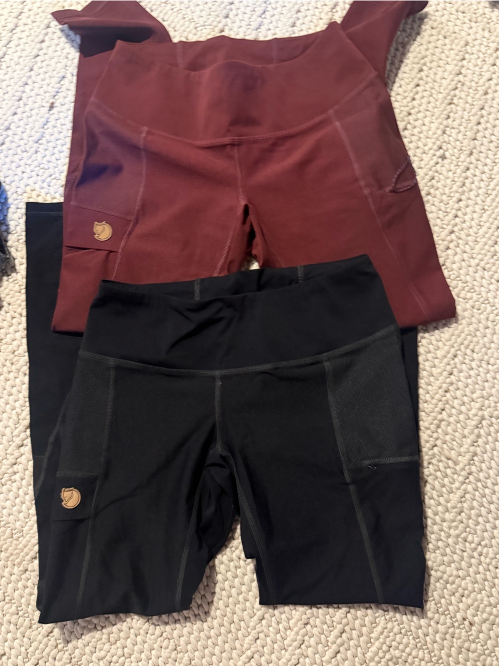 Fjallraven Abisko HD Trekking Tight, 2 pairs Burgundy and Black retail $185 each